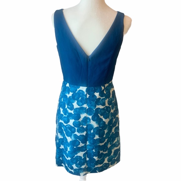 Anthropologie Tabitha White Turquoise Print Dress - Picture 4 of 9